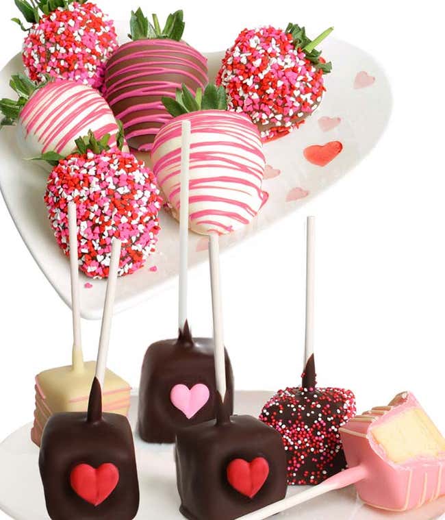 Mother's Day Chocolate Covered Strawberries &amp; Mini-Cheesecakes